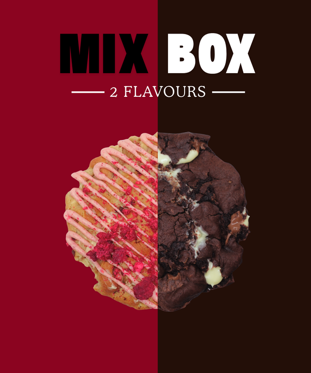 <h4>Raspberry & White +Triple Chocolate</h4>