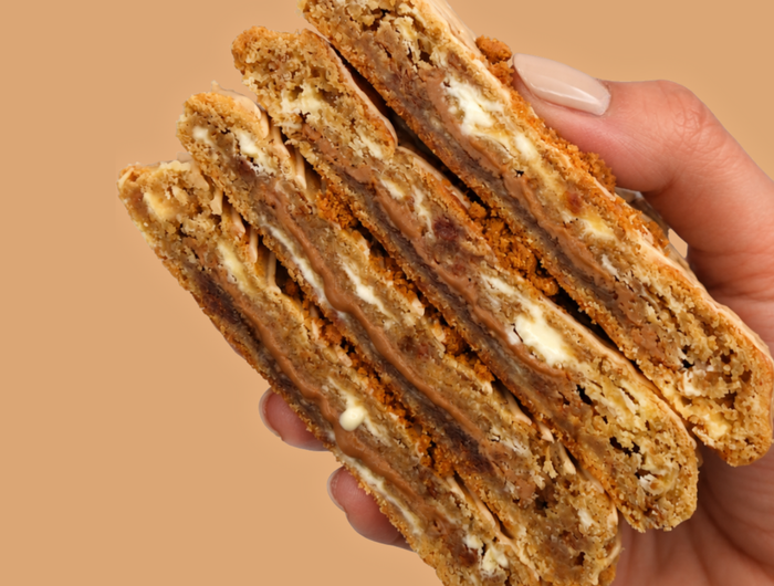 <h5><span style="text-decoration:underline">NEW ARRIVALS</span></h5><h3>BISCOFF & WHITE CHOCOLATE</h3><p>Our new crush flavour</p>